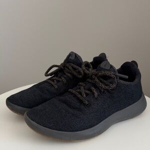 Allbirds Wool Runner Mizzle Natural Black Sz 8
